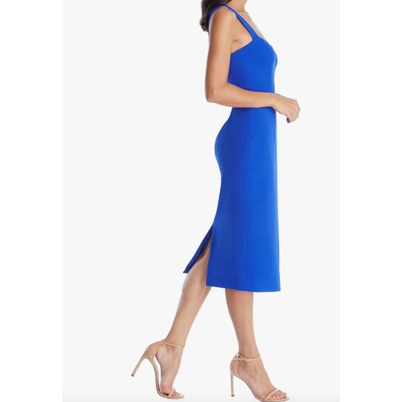 Dress the Population Dresses & Skirts - ~ Dress The Population LG Dress Royal Blue Midi Sleeveless Sweatheart